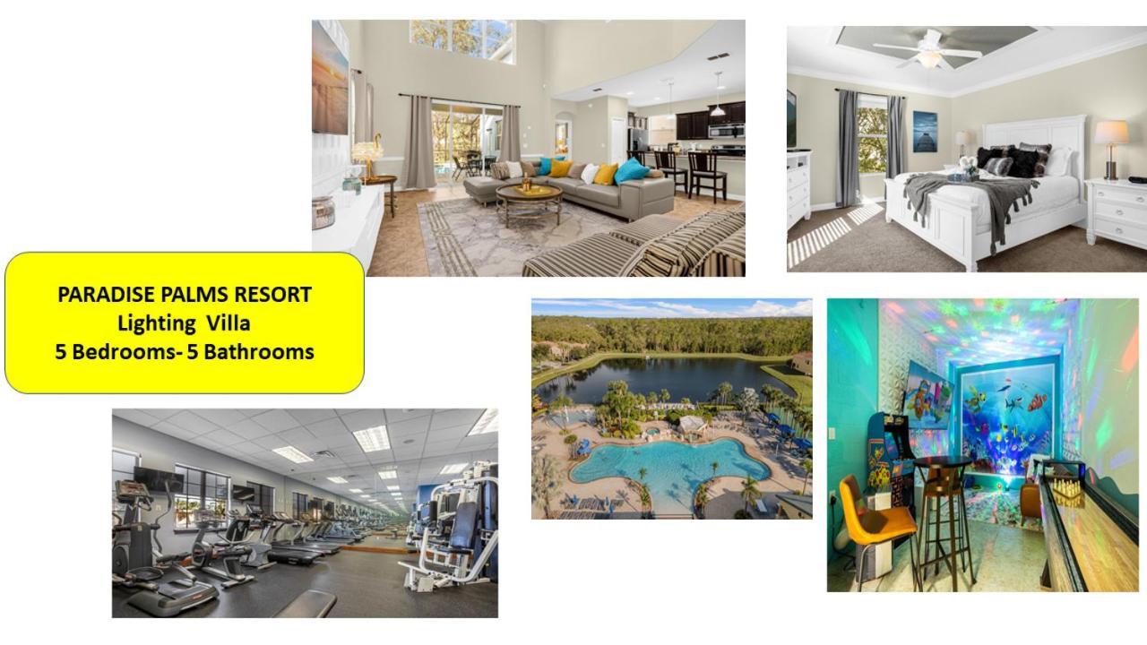 Light Yellow Home Lift Your Mood Near Disney 5Beds Kissimmee Exterior photo